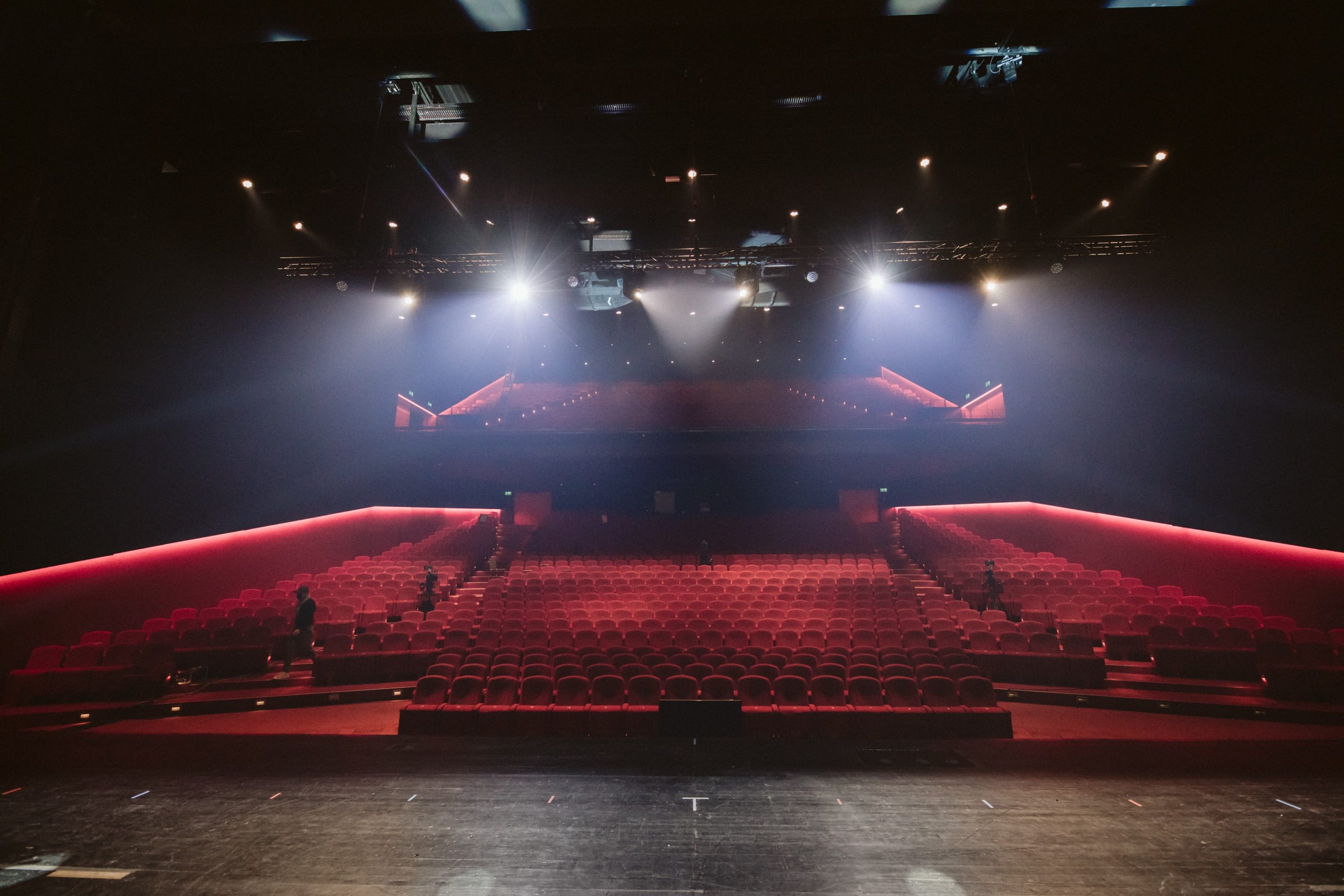 Stage view of auditorium
